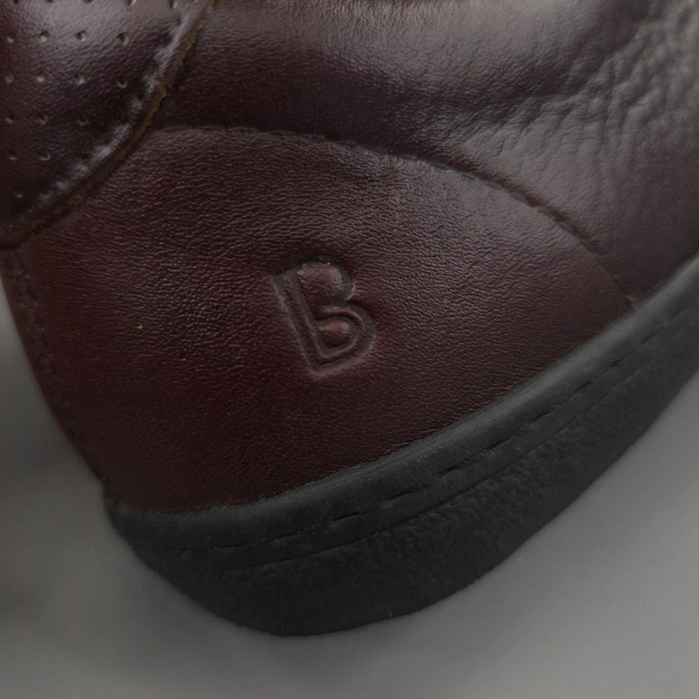 Birchbury Bramfords Shoes Mens Size 11.5 Brown Leather Lace Up Sneakers Casual